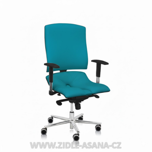 Ergonomická židle Ásana Steel Standard Textil Blue Ice 